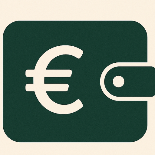 Logo représentant un portefeuille vert avec le symbole euro, pour le site AstucesBudget.fr